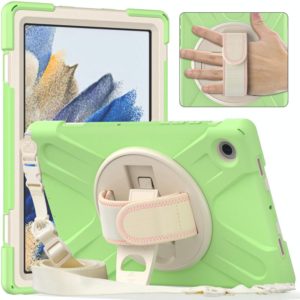 For Samsung Galaxy Tab A8 10.5 2021 Silicone + PC Tablet Case(Matcha Green) (OEM)