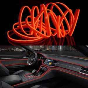 4m Cold Light Flexible LED Strip Light For Car Decoration(Orange Light) (OEM)
