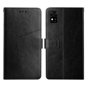 For ZTE Blade A31 Y Stitching Horizontal Flip Leather Phone Case(Black) (OEM)