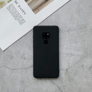 For Huawei Mate 20 Shockproof Frosted TPU Protective Case(Black) (OEM)