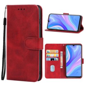For Huawei Enjoy 10s Leather Phone Case(Red) (OEM)