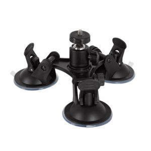 Car General Purpose Vehicle Bracket Suction Cup Fixed Glass Video Shooting Base, Shape: Suction Cup+PTZ (OEM)