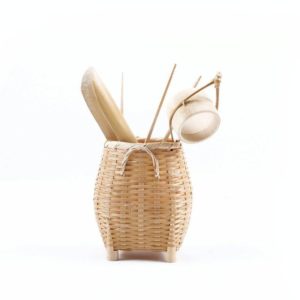 Handmade Bamboo Weaving Kongfu Tea Set Accessories (OEM)