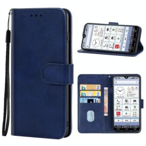 Leather Phone Case For Kyocera KY-51B(Blue) (OEM)