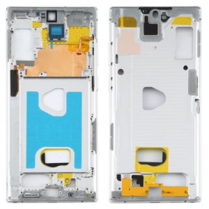 For Samsung Galaxy Note10+ 5G SM-N976F Middle Frame Bezel Plate (White) (OEM)