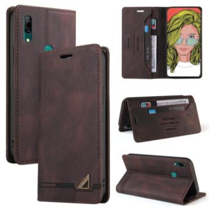 For Huawei P Smart Z Skin Feel Anti-theft Brush Horizontal Flip Leather Case with Holder & Card Slots & Wallet(Brown) (OEM)