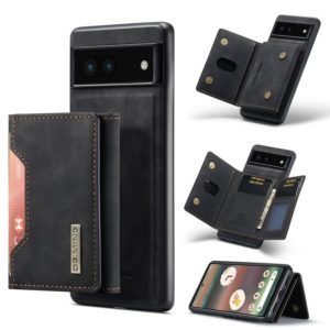For Google Pixel 6A DG.MING M2 Series 3-Fold Multi Card Bag Phone Case(Black) (DG.MING) (OEM)