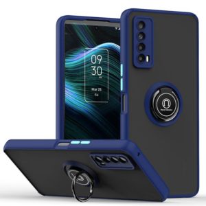 For TCL Stylus 5G Q Shadow 1 Series TPU + PC Phone Case with Ring Holder(Royal Blue) (OEM)