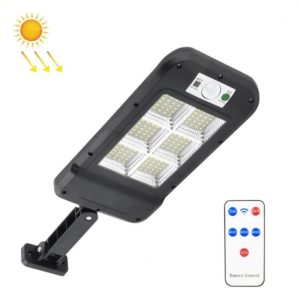 Solar Wall Light Outdoor Waterproof Human Body Induction Garden Lighting Household Street Light 6 x 20LED With Remote Control (OEM)
