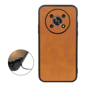 For Honor X30 / X40 GT Accurate Hole Two-color Calf Texture Shockproof Phone Case(Brown) (OEM)