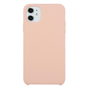 For iPhone 11 Solid Color Solid Silicone Shockproof Case(Sand Powder) (OEM)