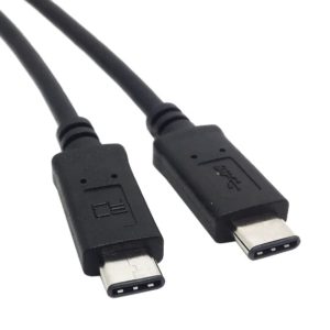 1m USB 3.1 Type C Male Connector to Male Extension Data Cable, For Tablet & Mobile Phone & Hard Disk Drive(Black) (OEM)