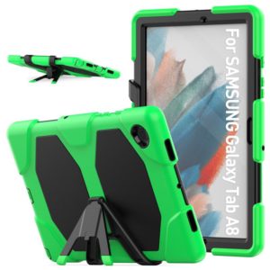 For Samsung Galaxy Tab A8 10.5 2021 X200 / X205 Colorful Silicon + PC Tablet Case(Green) (OEM)
