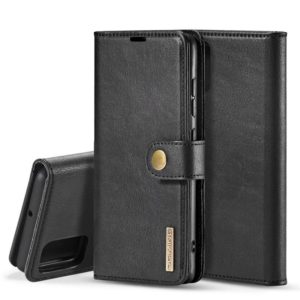For Galaxy A71 DG.MING Crazy Horse Texture Flip Detachable Magnetic Leather Case with Holder & Card Slots & Wallet(Black) (DG.MING) (OEM)