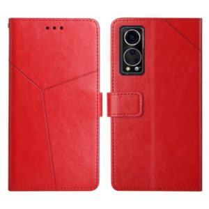 For ZTE Axon 30 Y Stitching Horizontal Flip Leather Phone Case(Red) (OEM)