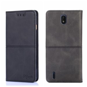 For Nokia C01 Plus/C1 2nd Editon Cow Texture Magnetic Horizontal Flip Leather Phone Case(Black) (OEM)