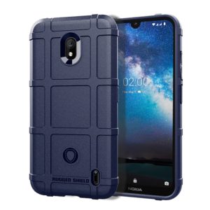 Shockproof Protector Cover Full Coverage Silicone Case for Nokia 2.2 (Blue) (OEM)