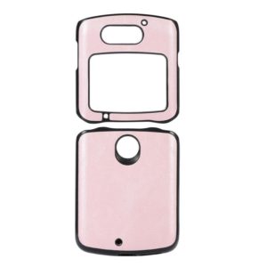 For Motorola Moto Razr 5G Cowhide Texture PU Phone Case(Pink) (OEM)