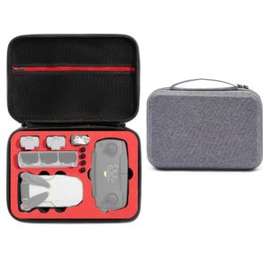 For DJI Mini SE Shockproof Carrying Hard Case Storage Bag, Size: 21.5 x 29.5 x 10cm(Grey + Red Liner) (OEM)