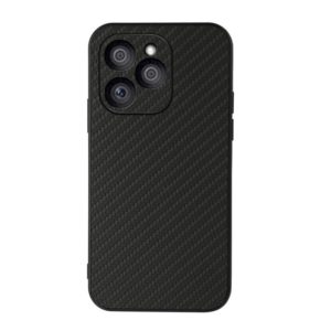 For Honor 60 SE Accurate Hole Carbon Fiber Texture Shockproof Phone Case(Black) (OEM)