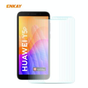 For Huawei Y5p 10 PCS ENKAY Hat-Prince 0.26mm 9H 2.5D Curved Edge Tempered Glass Film (ENKAY) (OEM)