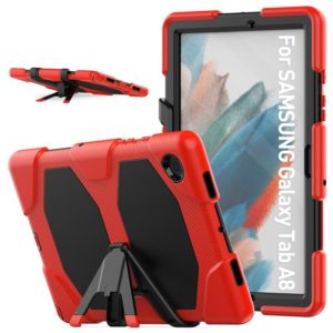 For Samsung Galaxy Tab A8 10.5 2021 X200 / X205 Colorful Silicon + PC Tablet Case(Red) (OEM)
