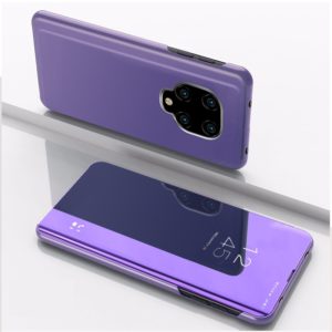 For Xiaomi Redmi Note9 Pro/Note9 Pro Max/Note 9S Plated Mirror Horizontal Flip Leather Case with Holder(Purple Blue) (OEM)