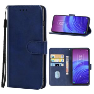 Leather Phone Case For TCL 20L(Blue) (OEM)
