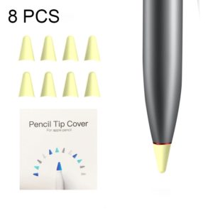 8 PCS Non-slip Mute Wear-resistant Nib Cover for M-pencil Lite (Yellow) (OEM)