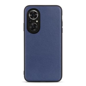 For Honor 50 SE Accurate Hole Sheep Texture Leather Shockproof Case(Blue) (OEM)