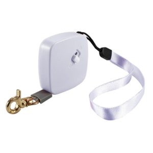 Automatic Telescopic Dog Traction Rope Small Pet Retractor(Square White) (OEM)