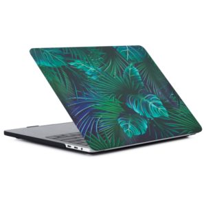 Palm Leaves Pattern PC Hard Shell Case for Macbook Pro 13.3 inch with Touch Bar (OEM)
