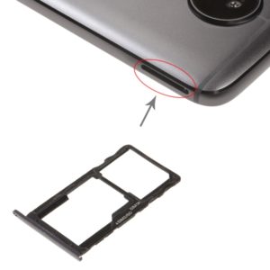 SIM Card Tray + SIM Card Tray / Micro SD Card Tray for Motorola Moto G5S(Black) (OEM)