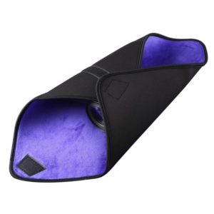 Hundred-folding Cloth Photography Camera SLR Liner Lens Bag Thickening Wrapped Cloth Plus Velvet, Size: 40x40cm (Purple) (OEM)