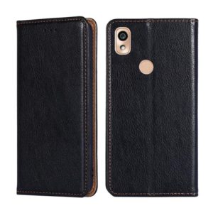 For Kyocera KY-51B Pure Color Magnetic Leather Phone Case(Black) (OEM)