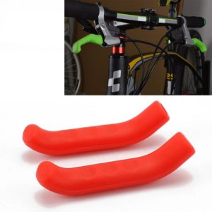 1Pair Universal Type Bicycle Brake Silicone Protection Covers(Red) (OEM)