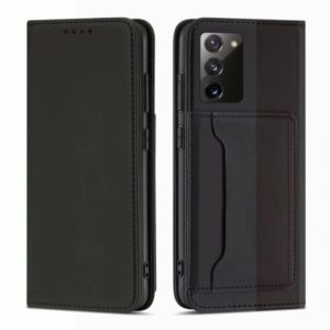 For Samsung Galaxy S20 FE 5G / S20 Fan Edition / S20 Lite Strong Magnetism Liquid Feel Horizontal Flip Leather Case with Holder & Card Slots & Wallet(Black) (OEM)