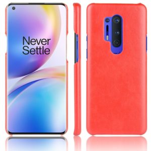 For OnePlus 8 Pro Shockproof Litchi Texture PC + PU Case(Red) (OEM)