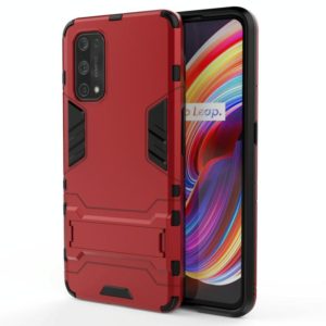 For OPPO Realme X7 Pro PC + TPU Shockproof Protective Case with Holder(Red) (OEM)