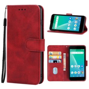For Unimax UMX U696CL Leather Phone Case(Red) (OEM)