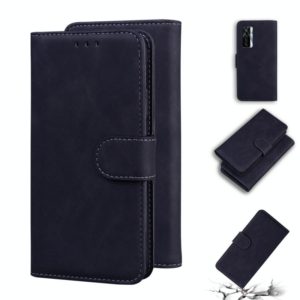 For Tecno Camon 17 Pro Skin Feel Pure Color Flip Leather Phone Case(Black) (OEM)