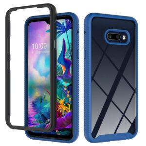 For LG V50S ThinQ 5G / G8X ThinQ Starry Sky Solid Color Series Shockproof PC + TPU Protective Case(Royal Blue) (OEM)