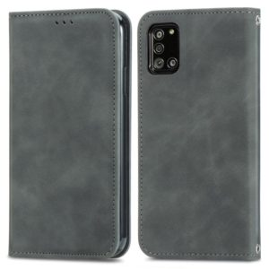 For Samsung Galaxy A32 5G Retro Skin Feel Business Magnetic Horizontal Flip Leather Case with Holder & Card Slots & Wallet & Photo Frame(Grey) (OEM)