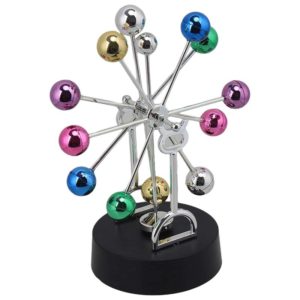 H010 Colorful Ball Ferris Wheel Perpetual Motion Device Eternal Celestial Model Wobbler Home Decoration Magnetic Ornaments, Style: USB (OEM)