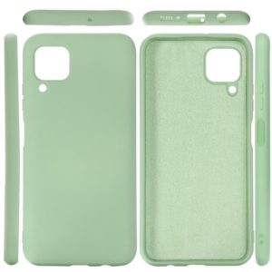 For Huawei Nova 6 SE Solid Color Liquid Silicone Dropproof Protective Case(Green) (OEM)