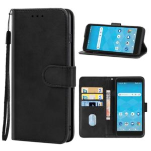 Leather Phone Case For Wiko Life 3 U316AT(Black) (OEM)