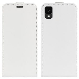 For TCL 30Z R64 Texture Single Vertical Flip Leather Phone Case(White) (OEM)