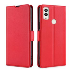 For Kyocera Android One S9 / Digno Sanga Edition Ultra-thin Voltage Side Buckle PU + TPU Leather Phone Case(Red) (OEM)