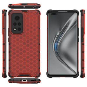 For Honor View40 Shockproof Honeycomb PC + TPU Case(Red) (OEM)