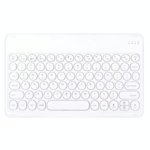 X3 Universal Candy Color Round Keys Bluetooth Keyboard(White) (OEM)